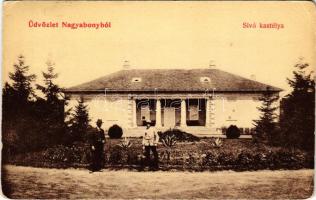 1914 Abony, Nagyabony; Sivó kastély, kúria. W.L. 313. (EB)