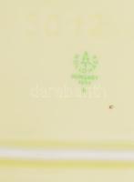 Hollóházi őszi mintás kínálótál, jelzett, hibátlan, 24,5x24,5 cm