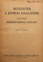 Erdey László: Bevezetés a kémiai analízisbe. I. köt.: Minőség kémiai analízis. Bp., 1945, Magyar Ter...