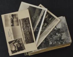 Kb. 100 db MODERN magyarországi város képeslap (főleg 1950-60-as évek) / Kb. 100 modern Hungarian town postcards (mainly 1950-60s)