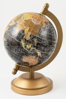 Földgömb fém tartón, m: 21 cm