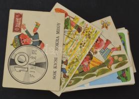 110 db MODERN magyar grafikai művészlap / 110 modern Hungarian graphic postcards