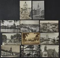 ERDÉLY - 200 db MODERN retro város képeslap, fekete-fehérek és színesek vegyesen (1950-2000) / TRANSYLVANIA - 200 modern retro town postcards, black and white and coloured mixed