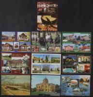 300 db MODERN színes magyarországi város képeslap, ritkább lapok is (1960-2000) / 300 modern coloured Hungarian town postcards