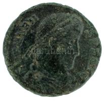 Római Birodalom 364-367 / Valens / Siscia / AE3 bronz (2,60g) T:XF,VF patina Roman Empire 364-367 / Valens / Siscia / AE3 bronze "DN VALEN-S PF AVG / SECVRITAS REIPVBLICAE - DASISC" (2,60g) C:XF,VF patina RIC IX 7b