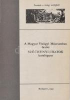 Marczell Ferenc (szerk.) A Magyar Vízügyi Múzeumban őrzött Széchenyi-iratok katalógusa Budapest, 1990. 142p. Kiadói papírkötésben