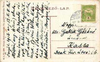 Óbecse, Stari Becej; Iskola utca, templom, Radoszavlyevits Vl. üzlete, nyomdája és saját kiadása W. ...