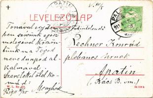 1911 Palánka, Bácspalánka, Backa Palanka; Úri utca a kir. járásbírósággal. W.L. Bp. 678. / street vi...