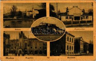 1942 Munkács, Mukacheve, Mukachevo, Mukacevo; Kolostor, Leventeotthon, Megyeháza, Vár, gimnázium / monastery, county hall, castle, grammar school (Rb)