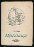Csokonai Vitéz Mihály: Békaegérhartz. Debrecen, 1957, Déri Múzeum Barátainak Köre. 1415. számozott példány. Kiadói félvászon kötés, sérült papír védőborítóval, kissé kopottas állapotban.