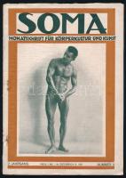 1926 SOMA - Monatsschrift für Körperkultur und Kunst. 2. évf. 9.. Dr. Walter Fränzel (szerk.): Leipzig, Eulen Verlag, 1926