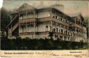 1906 Szováta-fürdő, Baile Sovata; Hunyady szálló. Hönig Bernát kiadása / hotel (EM)