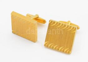 Német fém mandzsetta pár, dobozában.