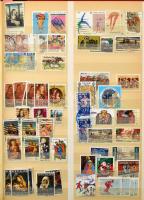 Vegyes külföldi tétel sok motívummal 8 lapos, osztott oldalú A/4-es berakóban