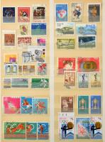 Vegyes külföldi tétel sok motívummal 8 lapos, osztott oldalú A/4-es berakóban