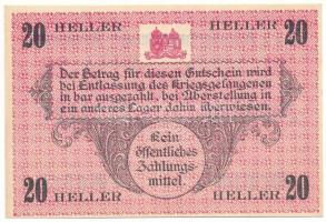 Osztrák-Magyar Monarchia / Deutsch Gabel (Jablonné v Podjestsdí) Hadifogolytábor ~1914-1918. 20h &qu...