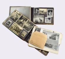 ca 1930-1940 20 db iskolai füzet, nagyrészt írva, többféle méret, kiadás, közötte rajzos borítóval