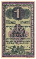 1916. Sopronnyék / Hadifogolytábor 1916. június 16. 1K római sorozat- és arab sorszámmal! "XXIX...