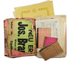ca 1900-1950 Kb 80 db irat, plakát, oklevél, stb a palkátok kivételkével jó állapotban