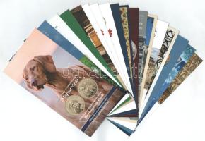 2017-2023. 30db színes MNB tájékoztató szép állapotban, közte Vizsla, Komondor + magyar nyelvű tájékoztató a "Bécsi Filharmonikusok" aranyérméről