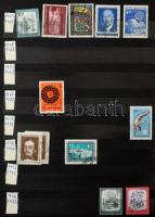 Ausztria 1967-1994 Gyűjtemény sorokkal, 12 fekete lapos, A/4-es Philux berakóban