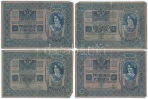 1902. 1000K piros "MAGYARORSZÁG" felülbélyegzéssel (4x) T:F,VG
Adamo K35B