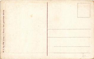 Abbazia, Opatija; Kurpark / fürdő park. W.L. Bp. 3792. Acsay J. kiadása (Fiume) / spa park (kopott s...