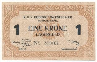 Ausztria / Marchtrenk Hadifogolytábor ~1916. 1K "24003" T:AU
Austria / Marchtrenk / POW c...