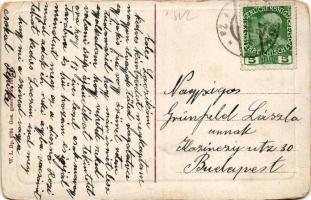 1912 Abbazia, Opatija; Slatina / strand, fürdőzők. W.L. Bp. 3794. / beach, bathers (EM)