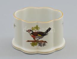 Herendi Rothschild mintás cigarettatartó, jelzett, hibátlan, 8x6 cm