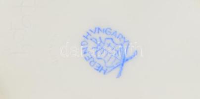 Herendi Rothschild mintás cigarettatartó, jelzett, hibátlan, 8x6 cm