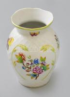 Herendi Viktória mintás váza. Jelzett, sérüléssel, m: 15 cm