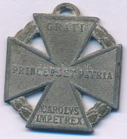 1916. "Károly-csapatkereszt" Zn kitüntetés mellszalag és függesztőkarika nélkül T:XF Hungary 1916. "Charles Troop Cross" Zn decoration without ribbon and suspension ring C:XF NMK 295.