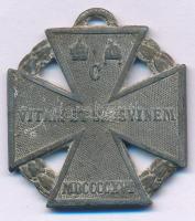 1916. "Károly-csapatkereszt" Zn kitüntetés mellszalag és függesztőkarika nélkül T:XF
Hung...