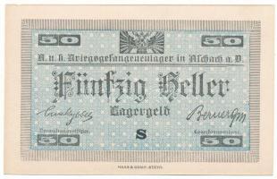 Ausztria / Aschach Hadifogolytábor ~1916-1918. 50h "Sammler" (gyűjtői kiadás) T:UNC,AU
Au...