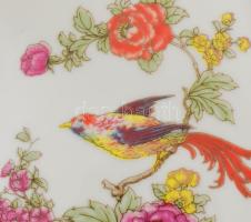 Hollóházi paradicsommadár mintás váza. Jelzett, hibátlan, m: 25 cm