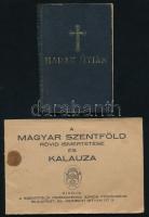 cca 1944 Hadak útján, katolikus honvéd imakönyv, 62p + A magyar szentföld rövid ismertetése és kalauza
