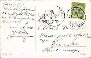 1908 Jánoshalma, Új gőzmalom. W.L. 1912. (fl)