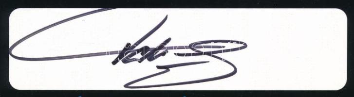 Talmácsi Gábor (1981-) gyorsasági motorversenyző aláírása reklám kártyán

Signature of motorcycle ...