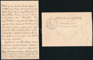 1915 Magyar katona levele a Mauthauseni hadifogolytáborból magyar szerelmének Borsod-Mezőkeresztesre...
