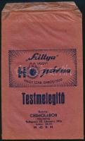 1939 Szittya, vegyi hőpárna Chemolabor, reklám boríték, katonai felhasználású 17x28 cm