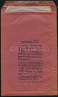 1939 Szittya, vegyi hőpárna Chemolabor, reklám boríték, katonai felhasználású 17x28 cm