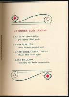 1930 Szent István akadémia Szent Imre herceg tiszteletére tartott ünnepi ülés díszmeghívója 6p. Szép...