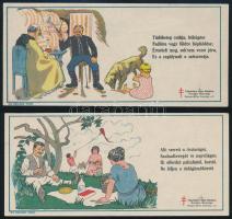 Tuberkolózis Elleni Küzdelem Bizottsága 2 db számolócédula    Committee to Combat Tuberculosis 2 counting sheets