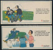Tuberkolózis Elleni Küzdelem Bizottsága 2 db számolócédula   Committee to Combat Tuberculosis 2 counting sheets