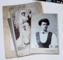 Vegyes fotó tétel: keményhátú fotók (portrék, épületek, helyszínek), ápolónők csoportképe, különféle...