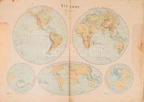 Régi atlasz. Wien, Freytag &amp; Berndt, A. Hartlen's Verlag. Benne OMM és M. királyság. cca 1914 előtt.