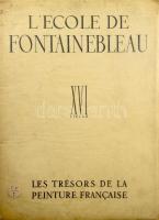 Baderou, Henri: L'école de Fontainebleau. XVI siecle. Geneve, é.n. [194?], Albert Skira, 4 sztl. lev.+ 6 (színes reprodukciók) t. Francia nyelven. Kiadói mappában, kissé sérült, koszos hártyapapír védőborítóban, 39x29 cm. Dr. Lehoczky Győző (1904-2003) orvos, az Országos Onkológiai Intézet osztályvezető főorvosa autográf névbejegyzésével és ex libris-szével.