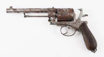 Gasser M1870 osztrák-magyar lovassági revolver, cca. XIX. század vége, jelzett, a fegyver több részé...