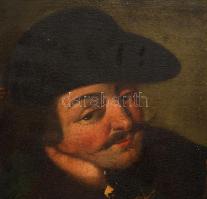 Jelzés nélkül, feltehetően XVIII. sz. v. XIX. sz. eleji festő: Magyar nemes vagy katona portréja. Ol...